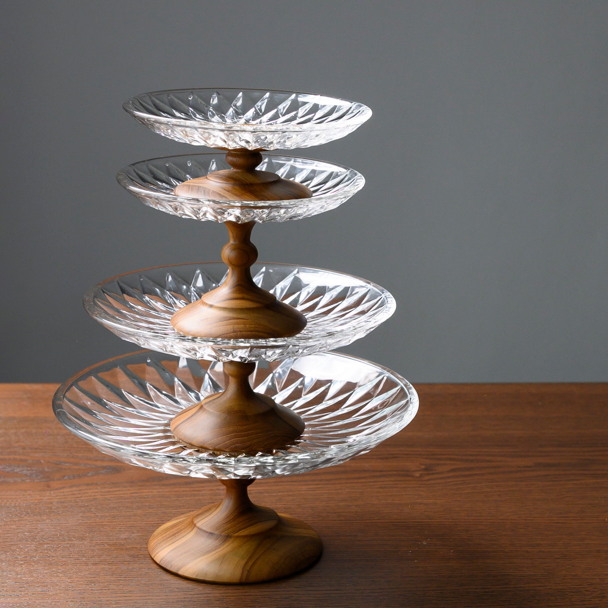 VIENNA BLOOM DESSERT STAND 22.5 x 10.2 CM