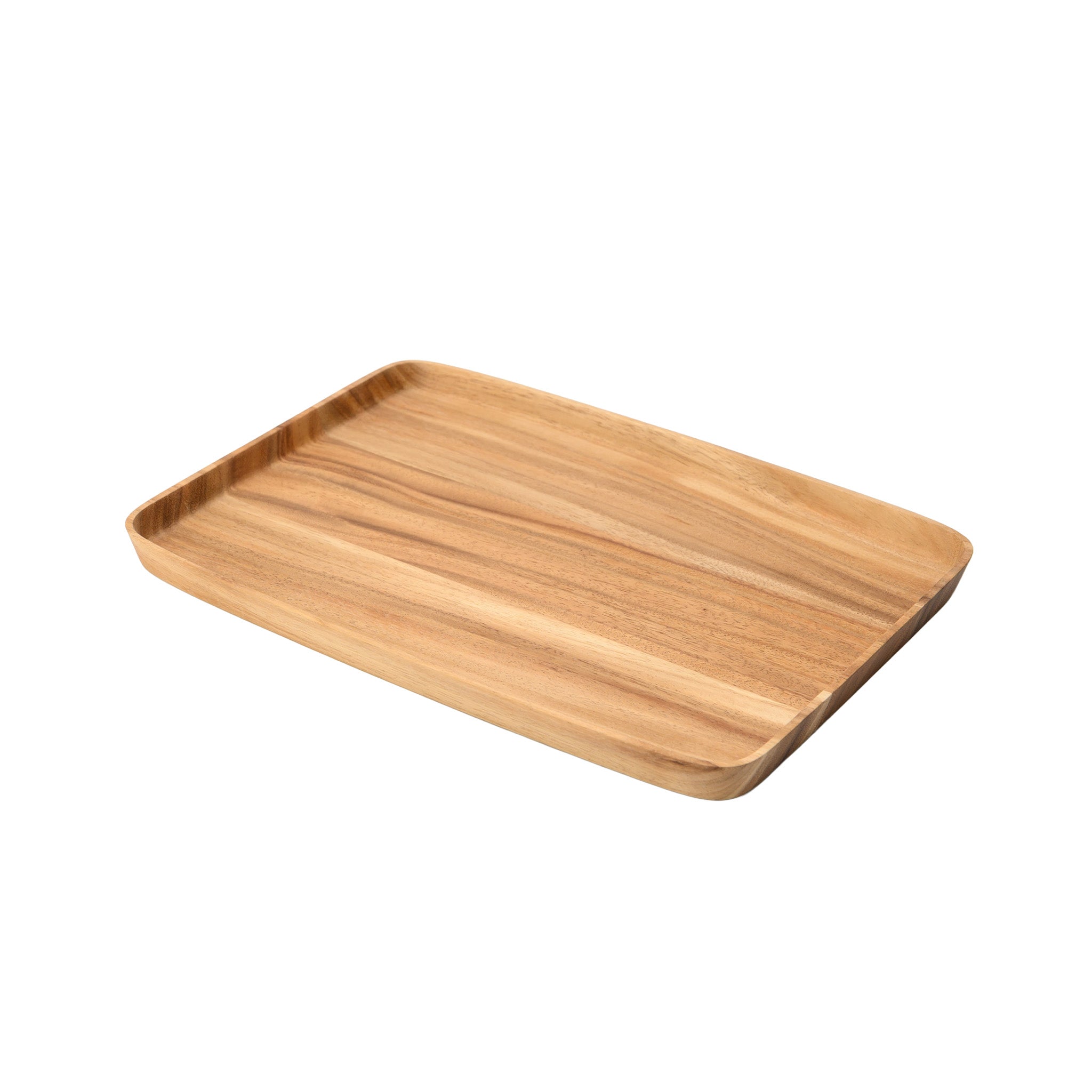 LIMPID REGTANGULAR TRAY L  (ACACIA)