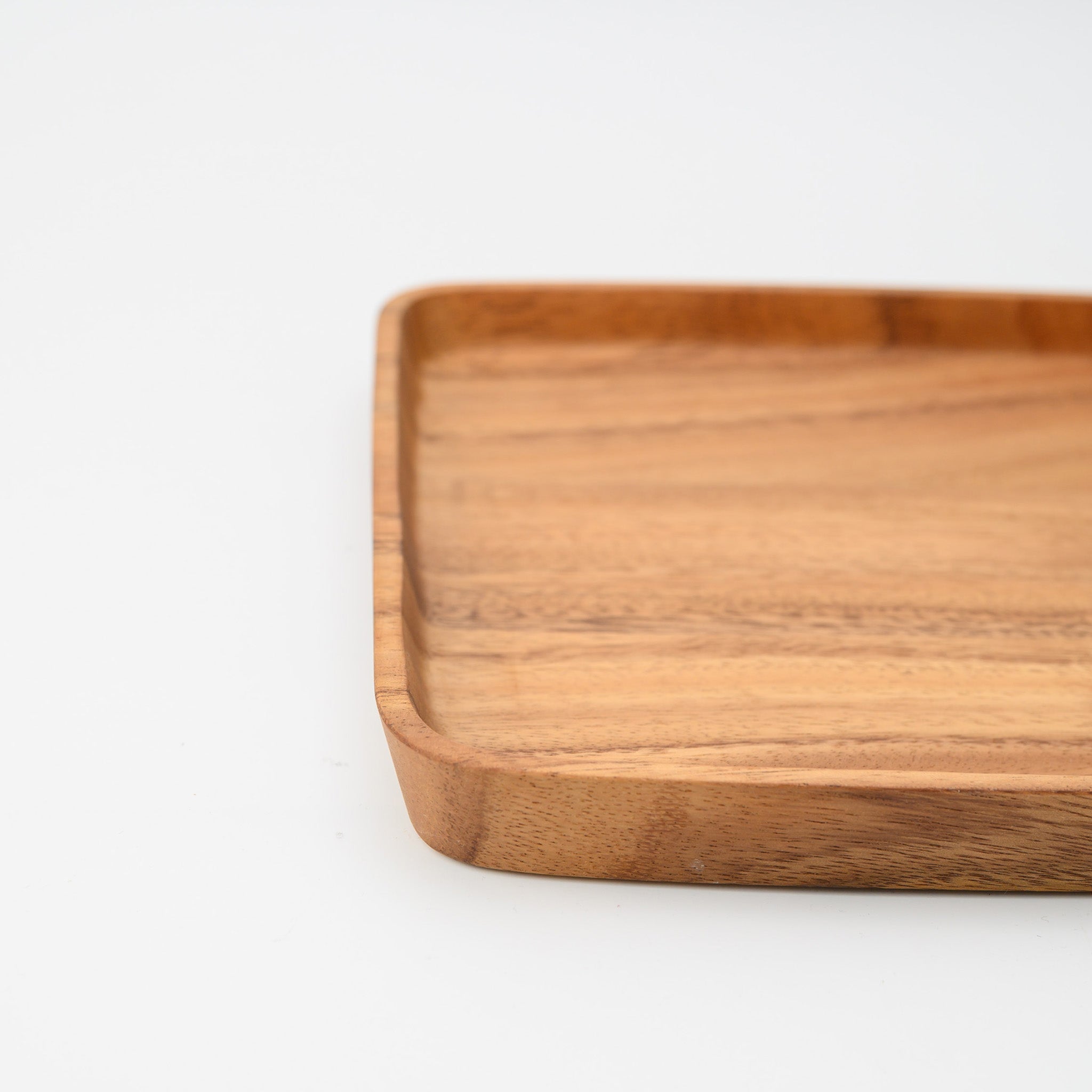 LIMPID SQUARE TRAY M  (ACACIA)