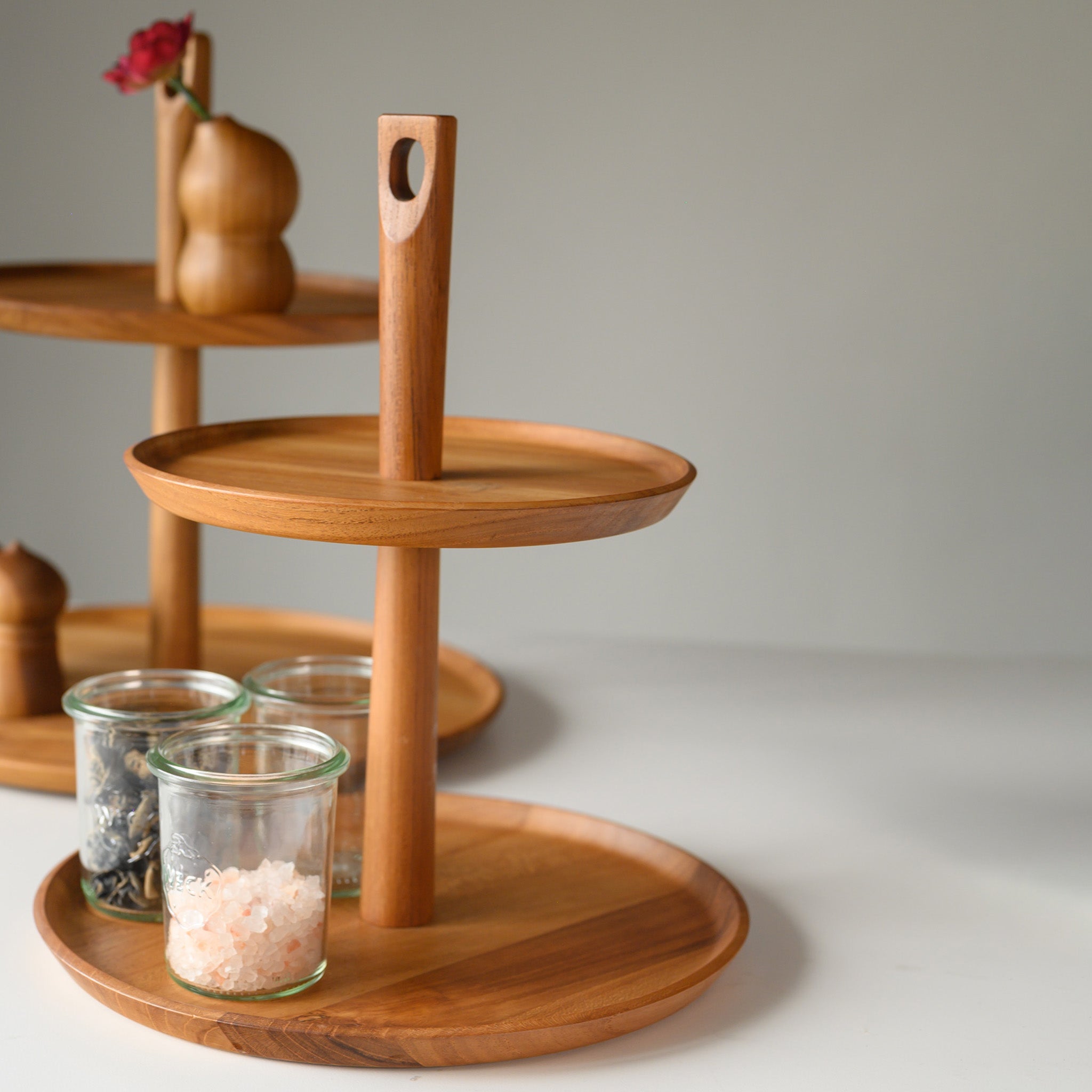 BLANCHE 2 TIERS CAKE STAND SMALL