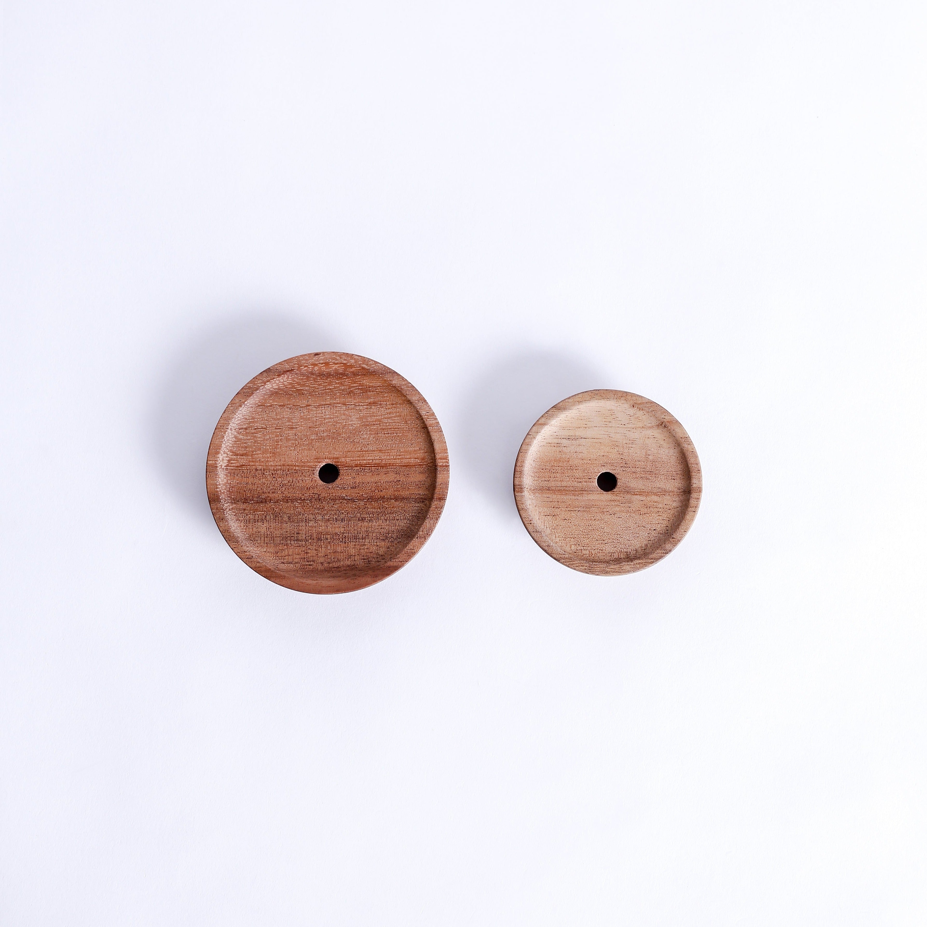 WOODEN LIDS WITH HOLE FOR WECK (M)
