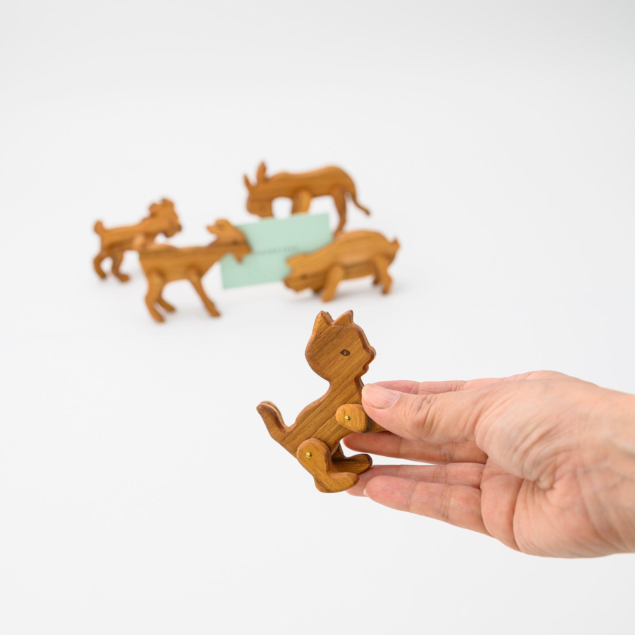 TINY TALE CARD HOLDER CAT