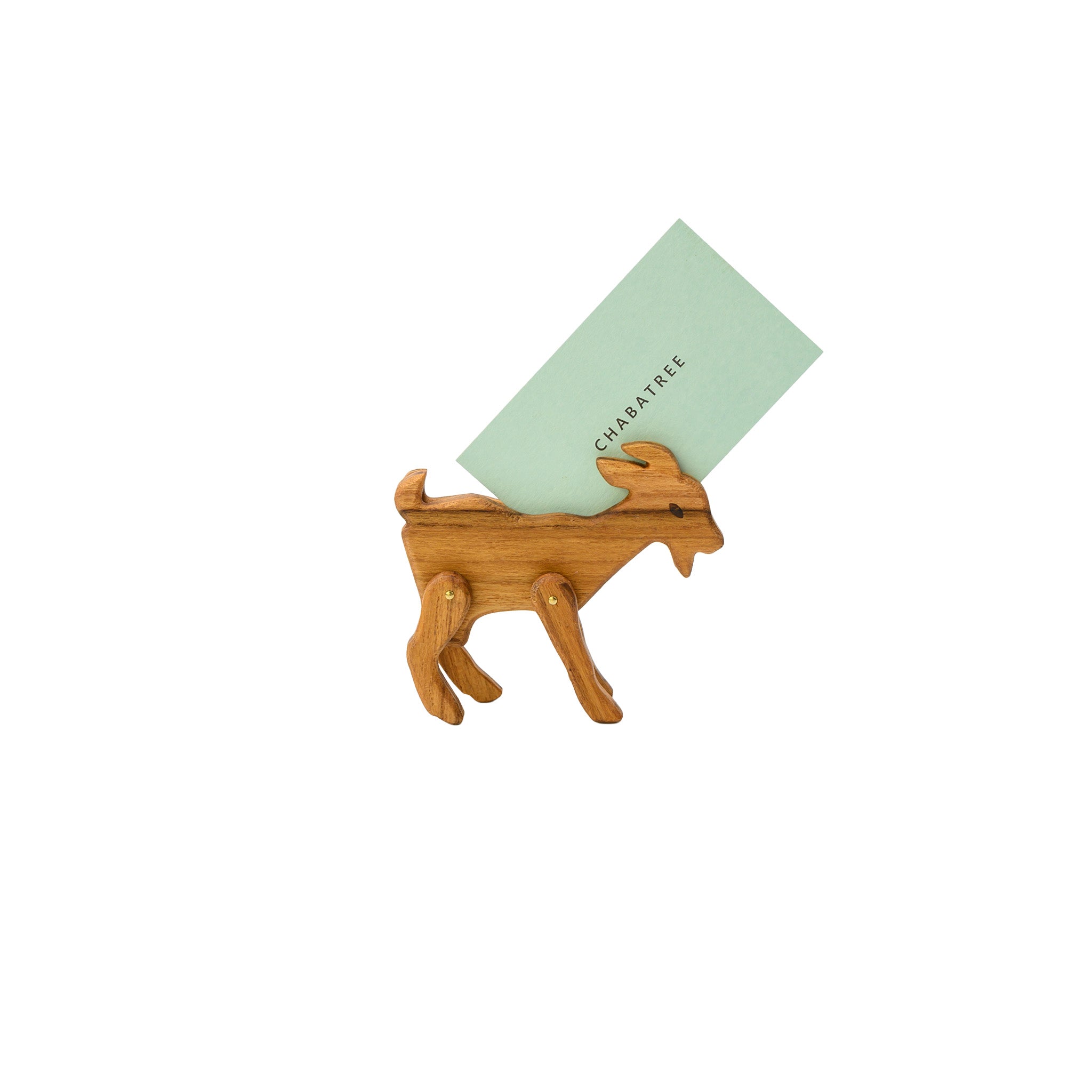 TINY TALE CARD HOLDER GOAT