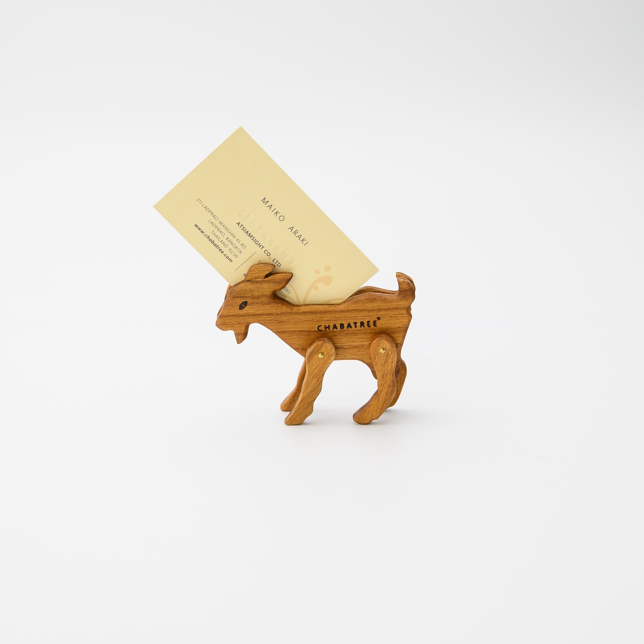 TINY TALE CARD HOLDER GOAT