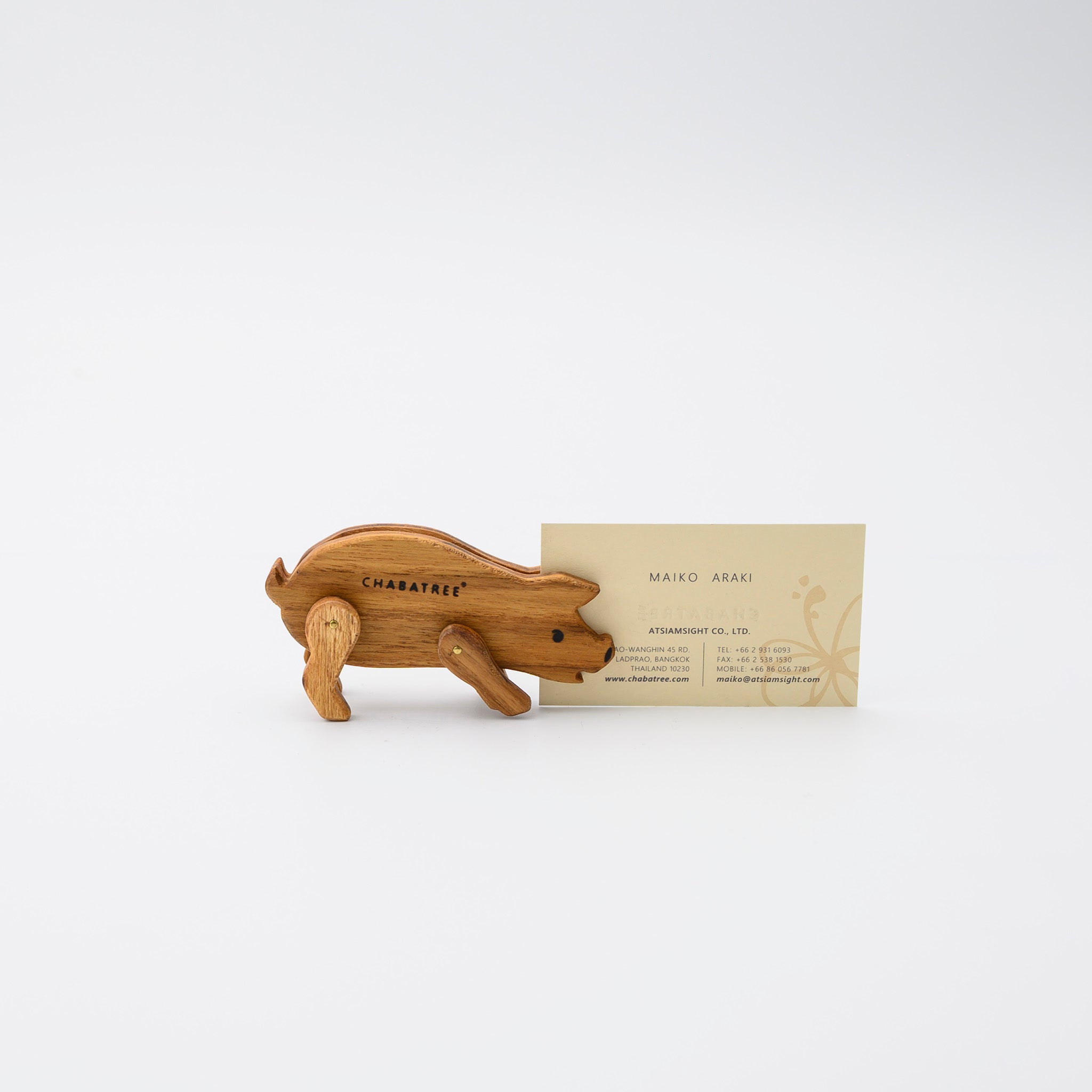 TINY TALE CARD HOLDER  PIG