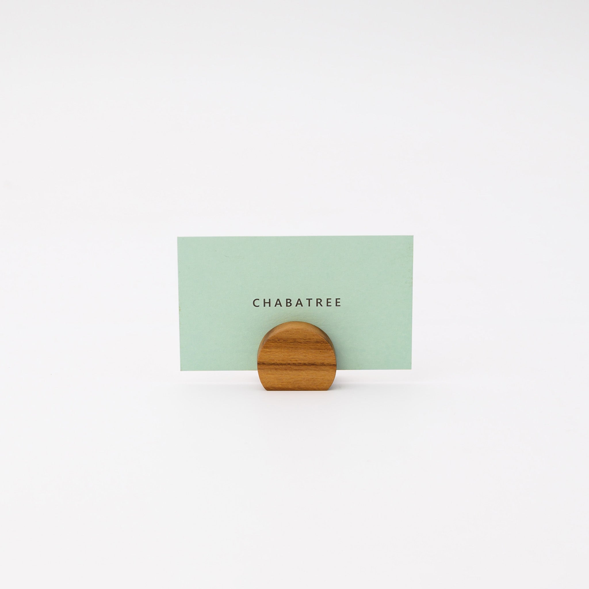 MOKU HUG CARD HOLDER CIRCLE 3 (TEAK)