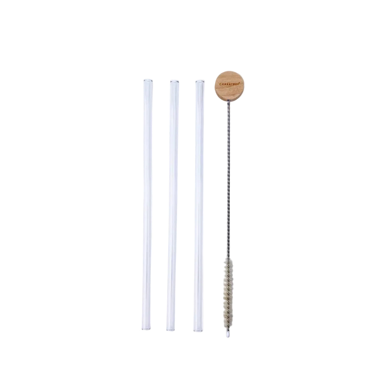GLASS STRAW SET (MAPLE)