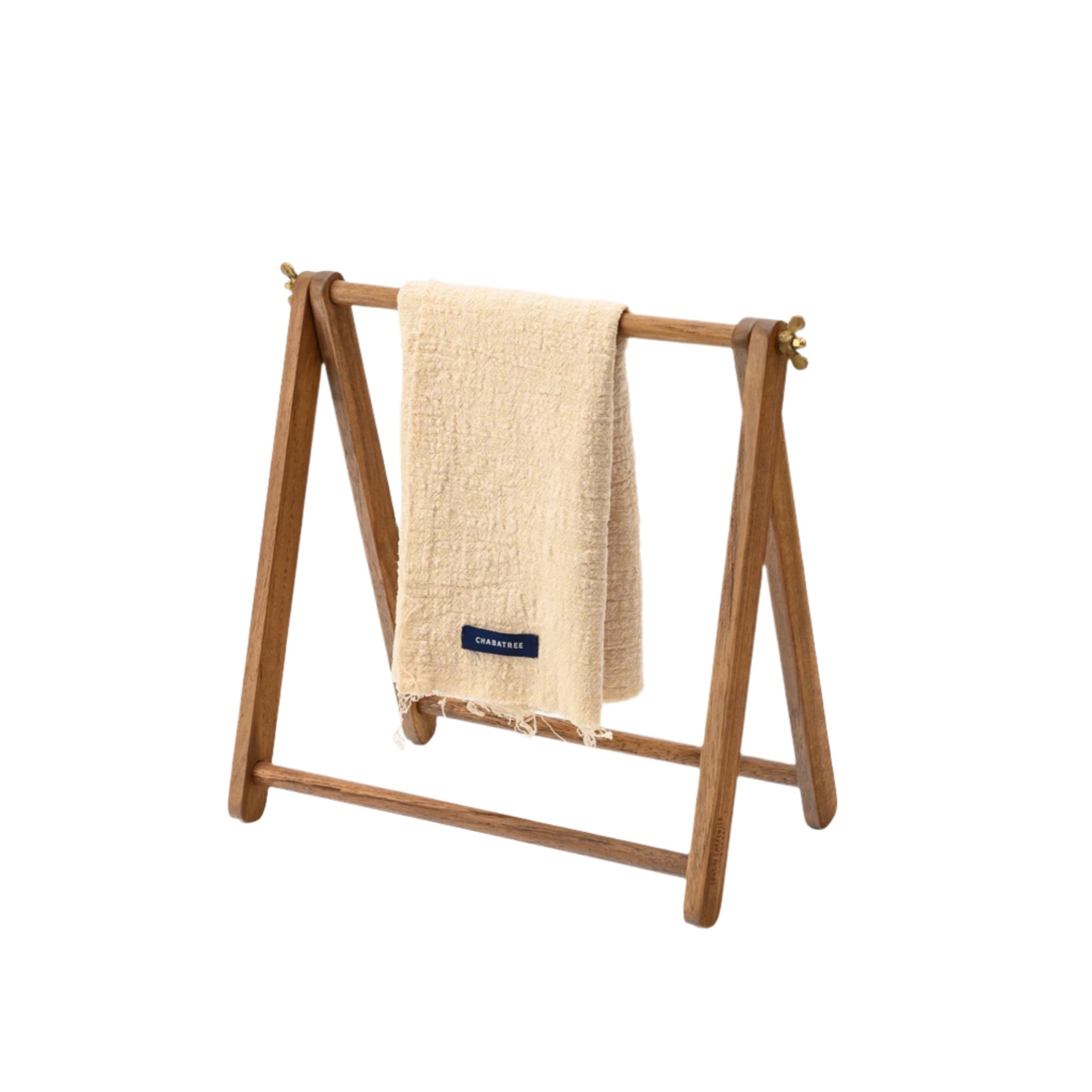 FOLDING DISHCLOTH HANGER (TEAK)