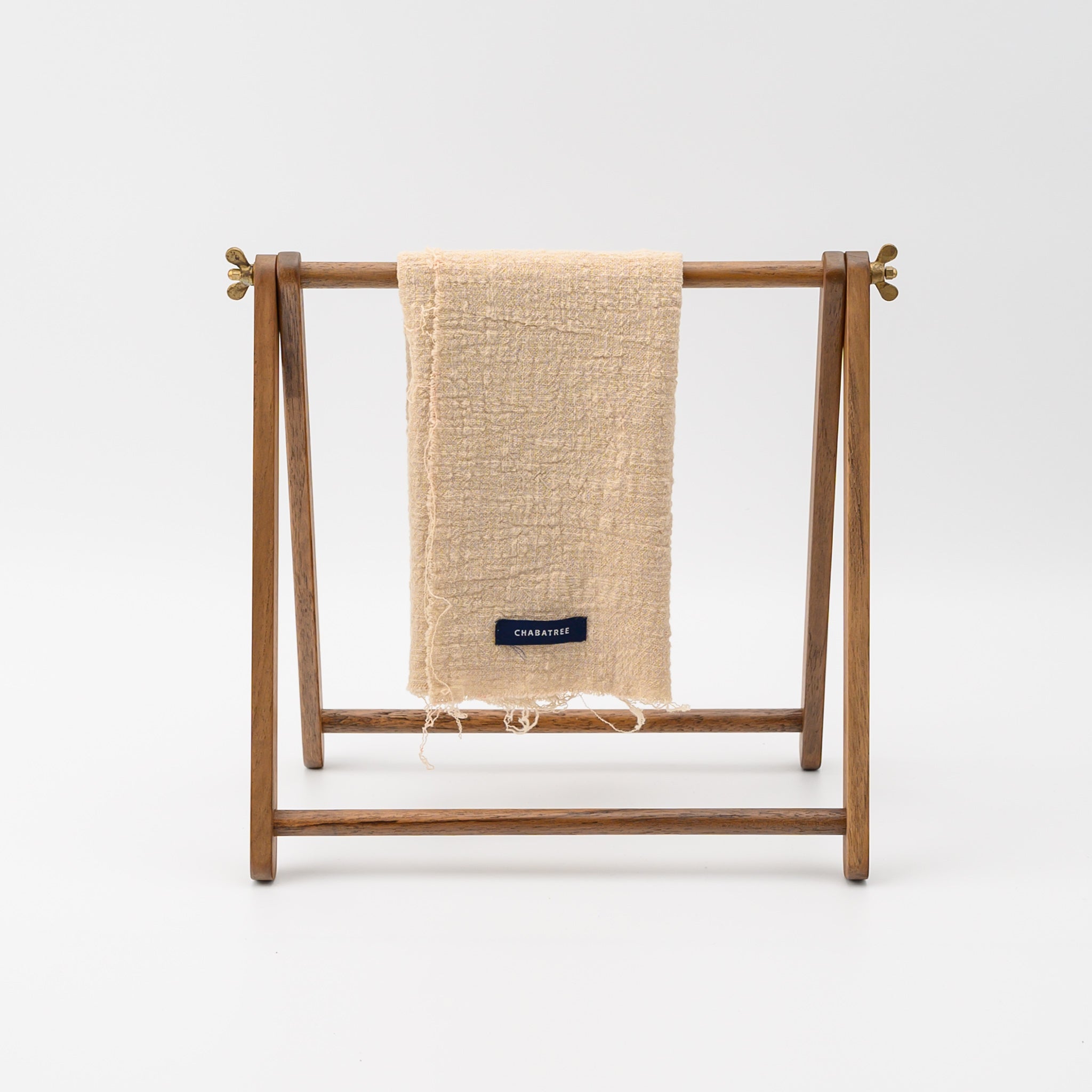 FOLDING DISHCLOTH HANGER TEAK