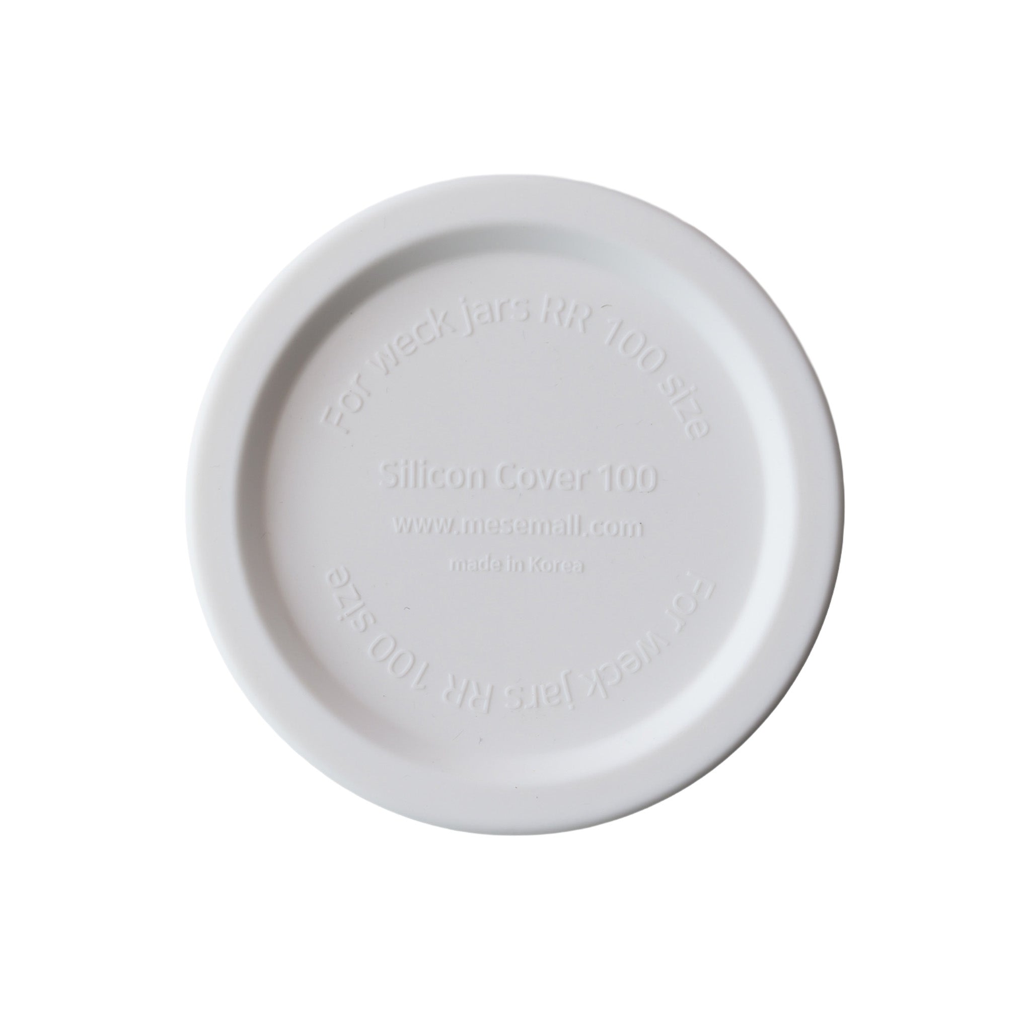 SILICONE LID WHITE