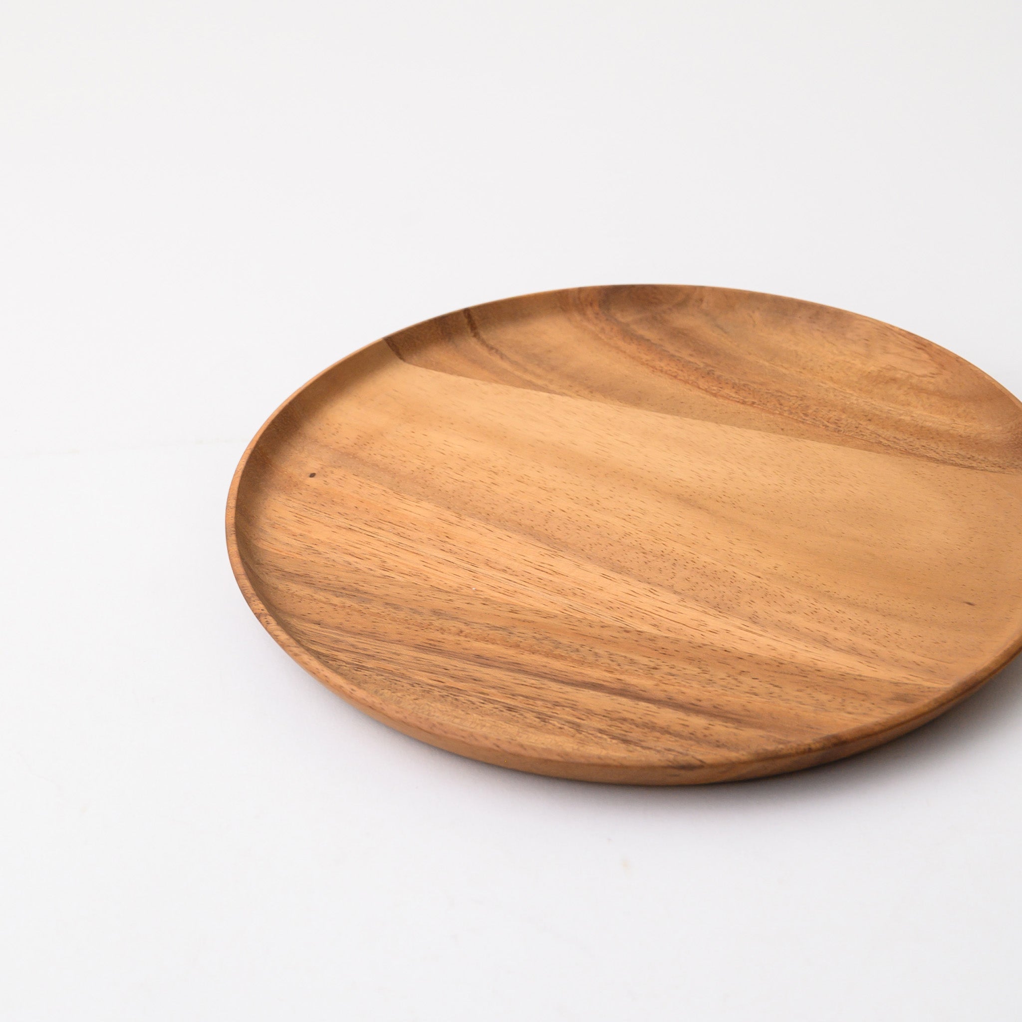 BLANCHE ROUND TRAY 23 CM. (ACACIA)