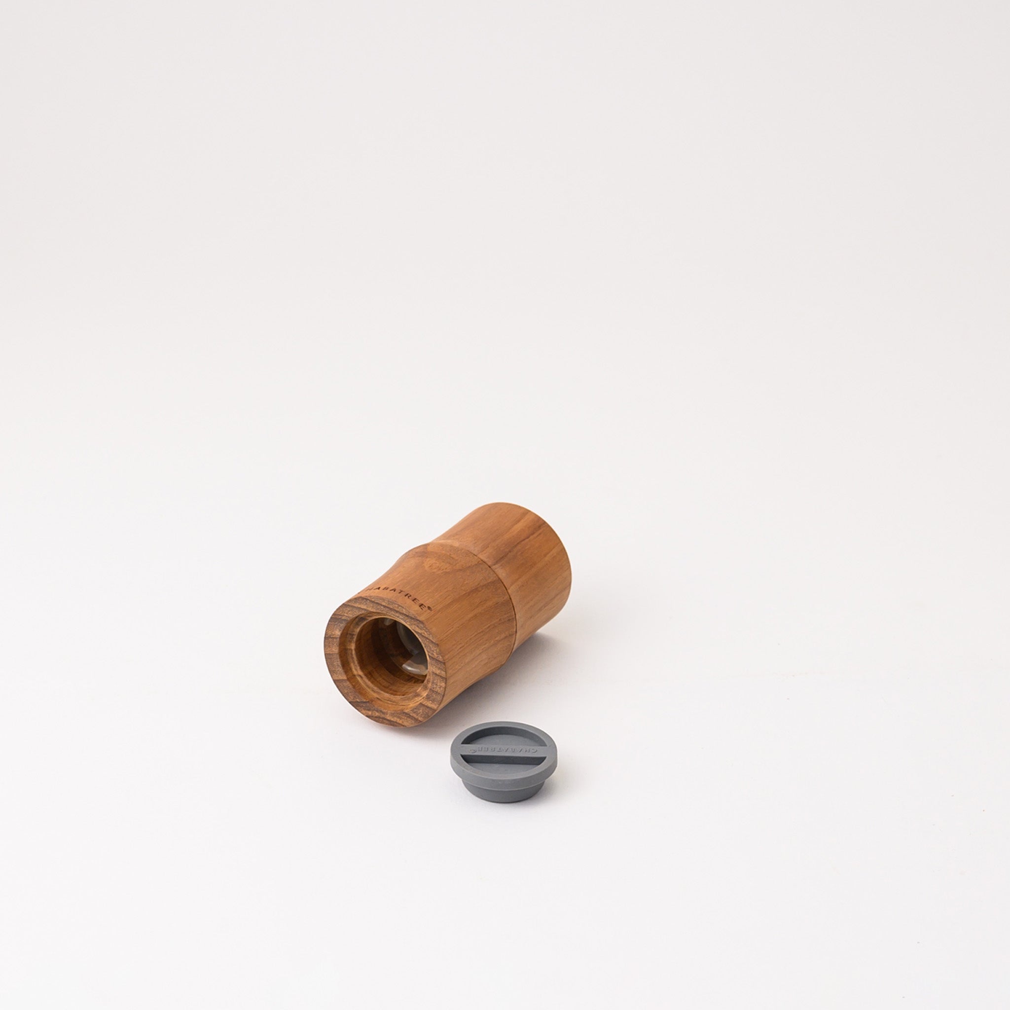 MINI BAMBOO SALT OR PEPPER GRINDER (TEAK)