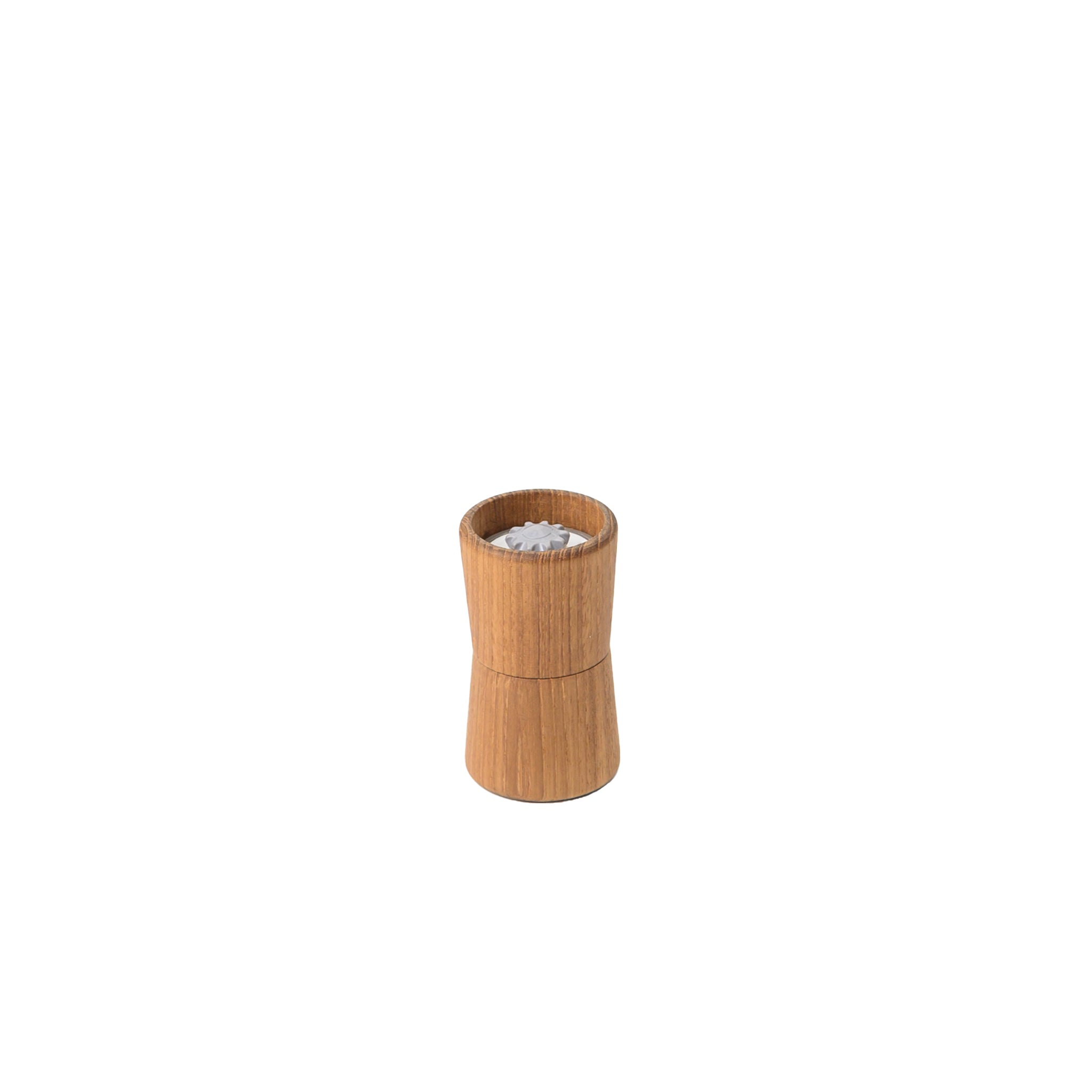 MINI CONE SALT OR PEPPER GRINDER (TEAK)