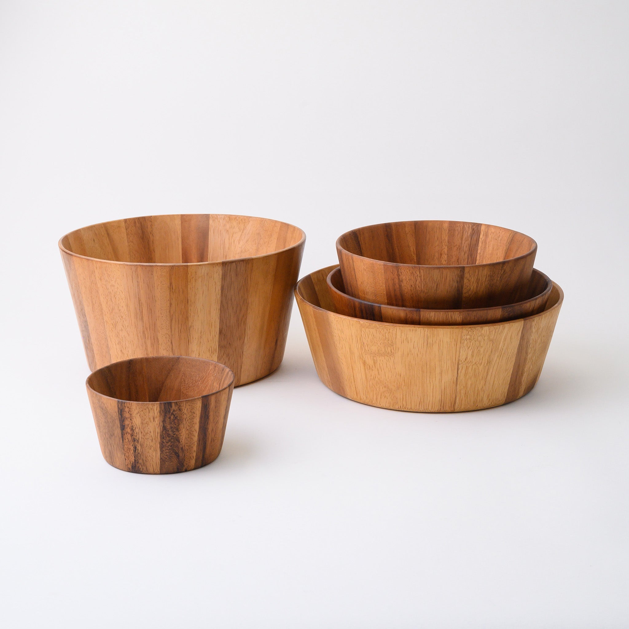 MOON SALAD BOWL LOW TYPE (ACACIA)