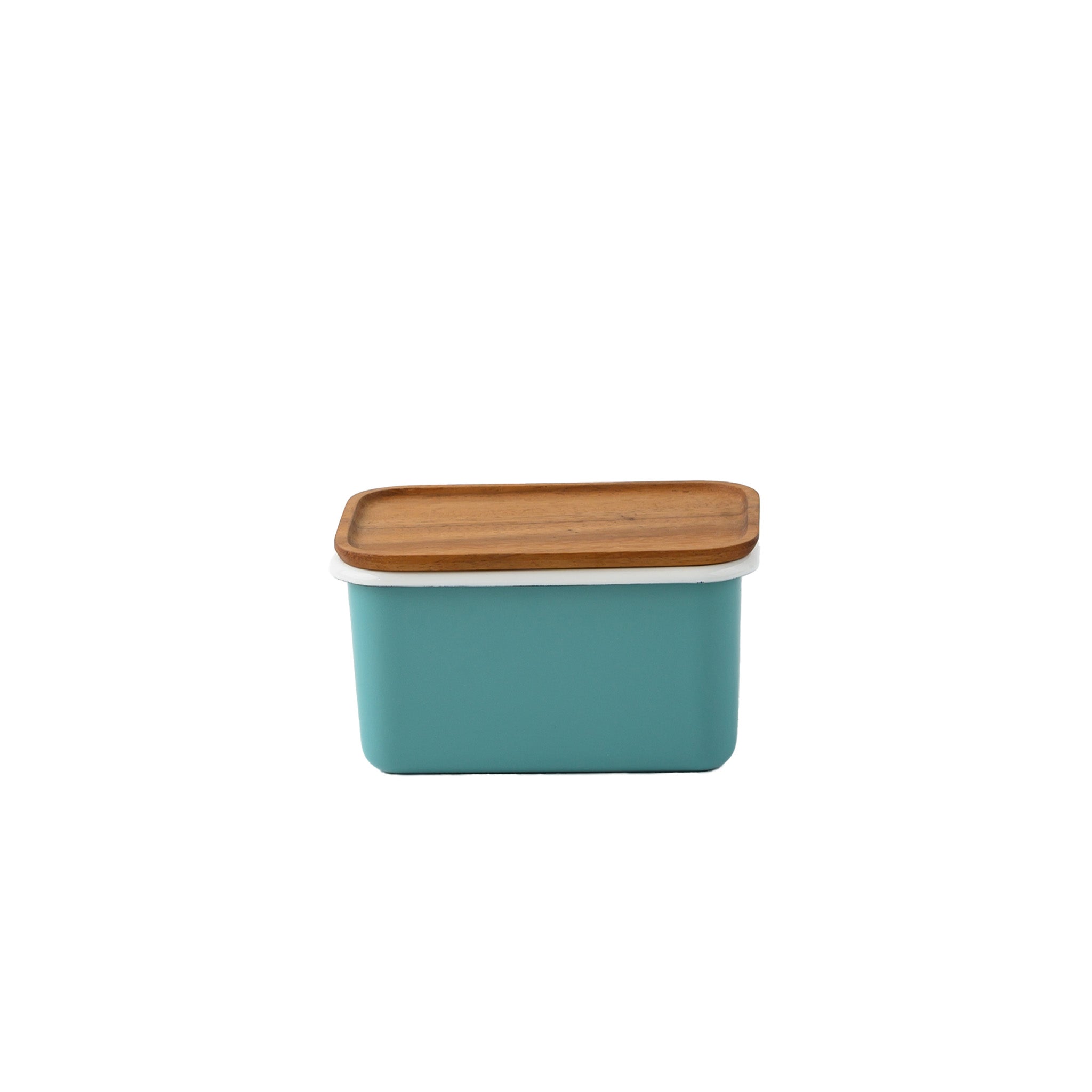 DEEP STORAGE CONTAINER S (STACKABLE) TEAL