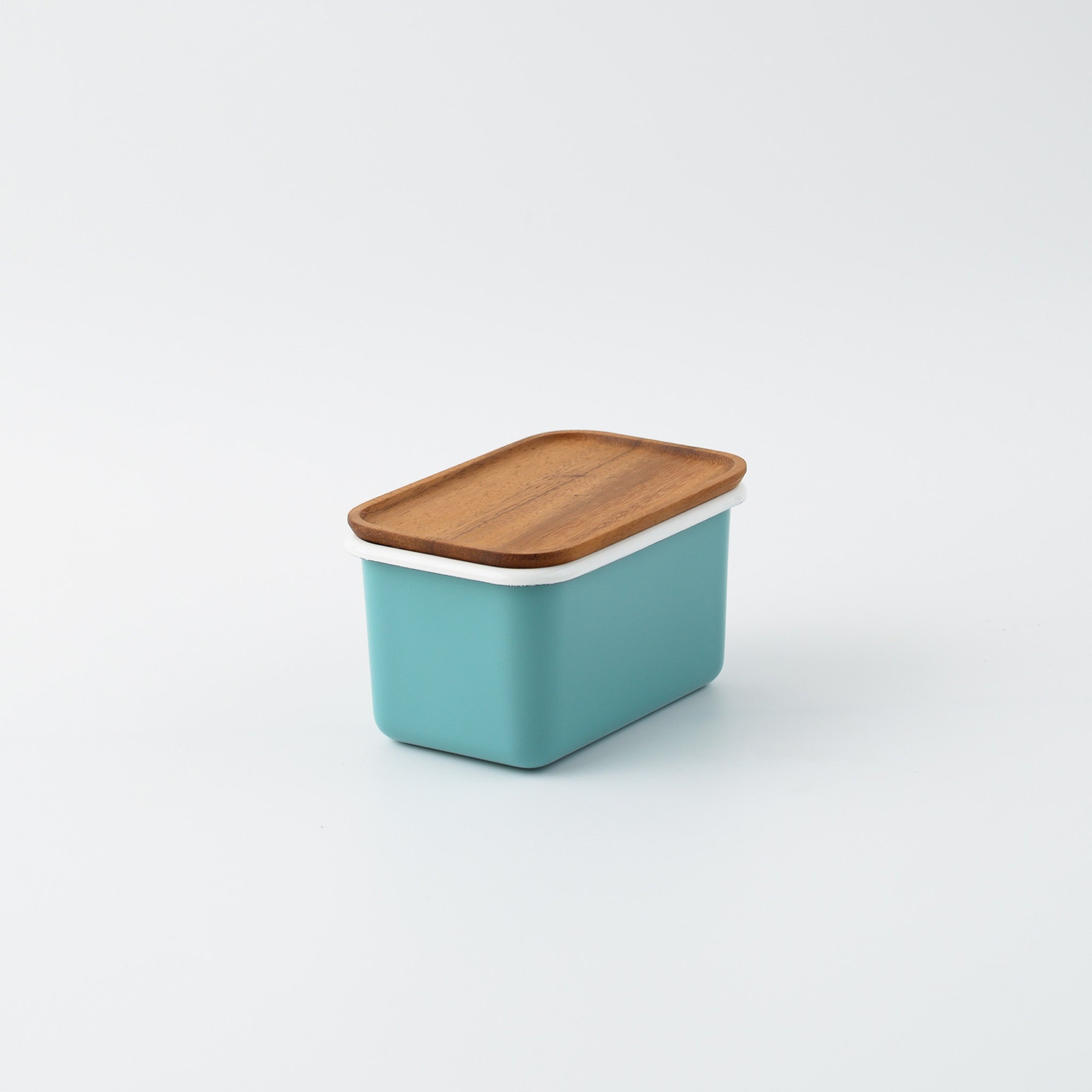 DEEP STORAGE CONTAINER S (STACKABLE) TEAL