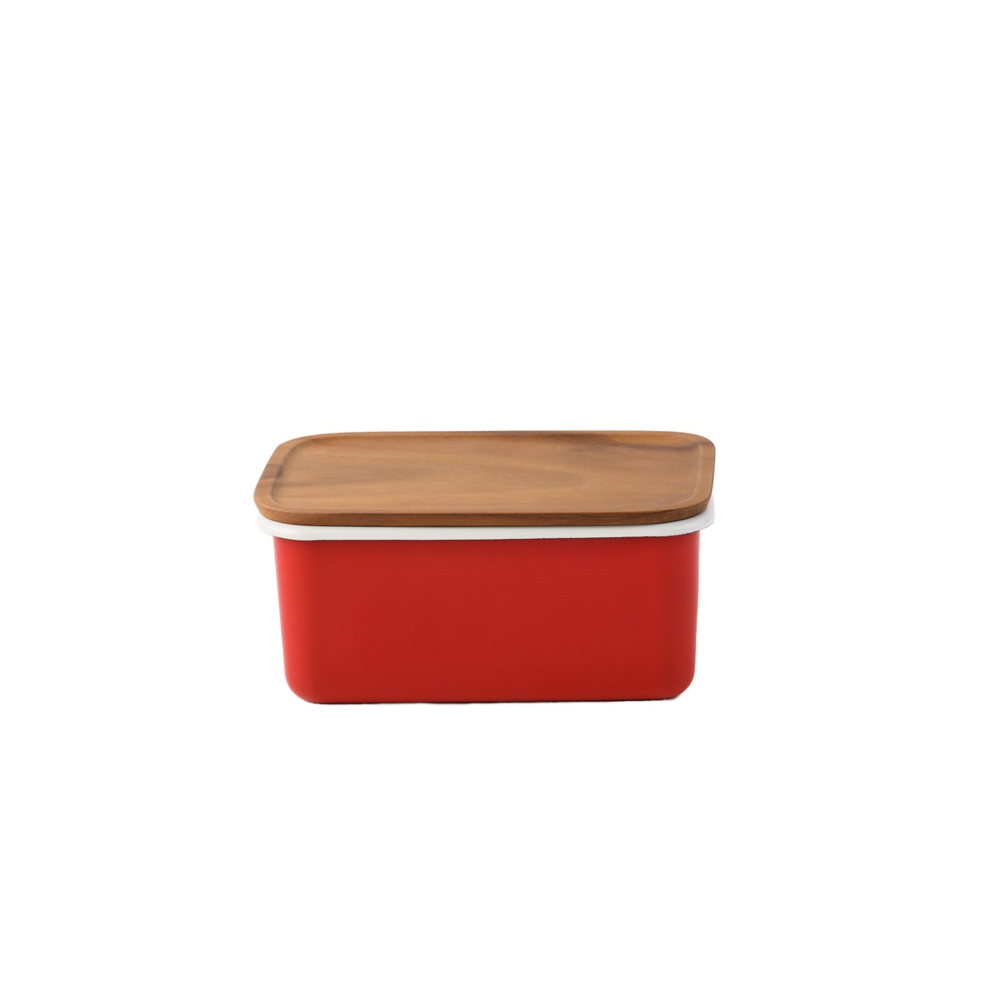 DEEP STORAGE CONTAINER M (STACKABLE) RED