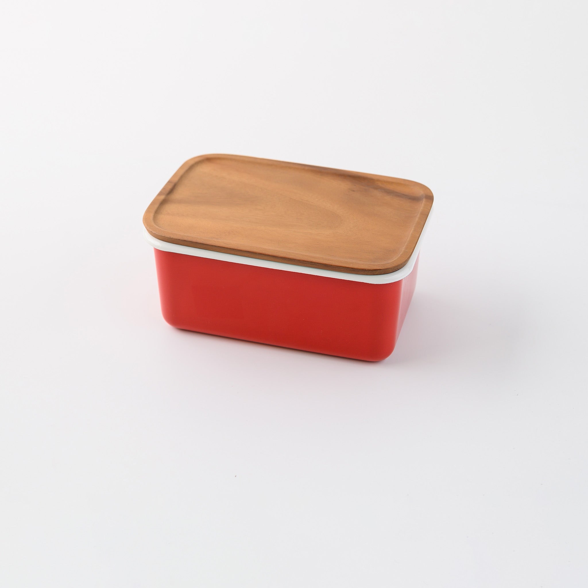 DEEP STORAGE CONTAINER M (STACKABLE) RED