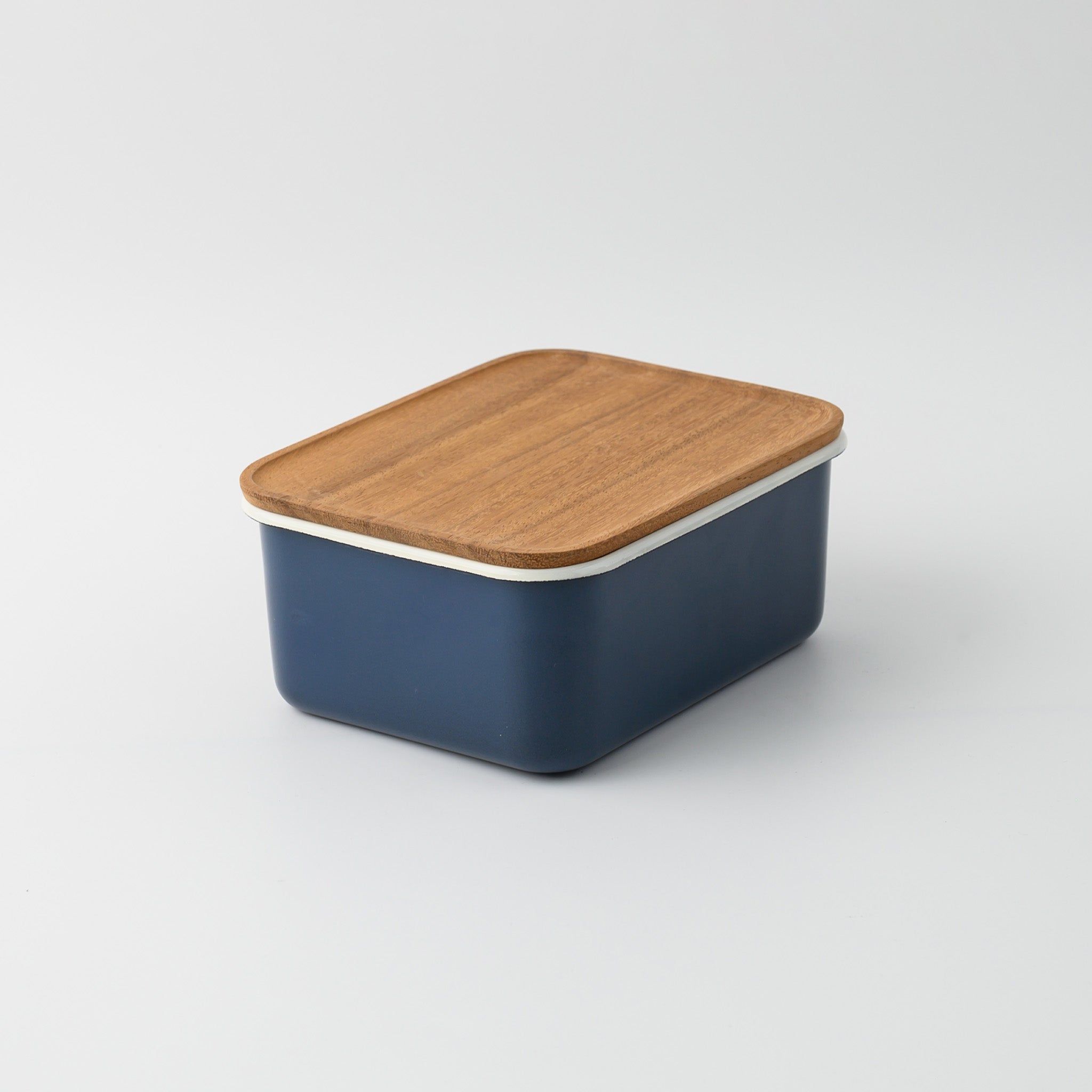 DEEP STORAGE CONTAINER L (STACKABLE) NAVY