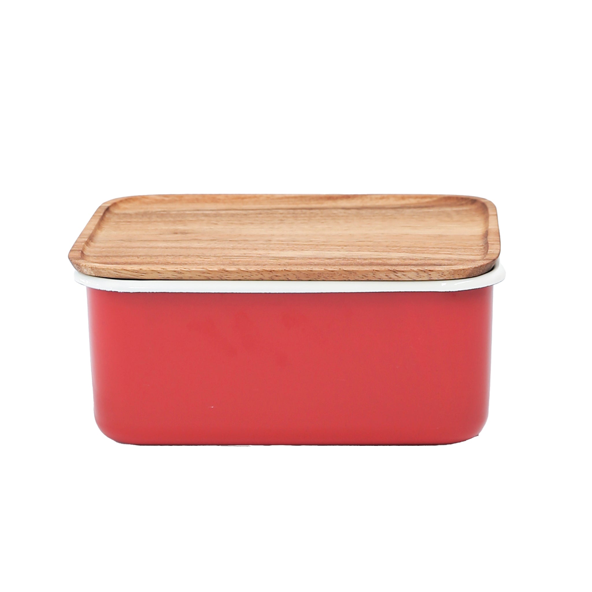 DEEP STORAGE CONTAINER L (STACKABLE) RED