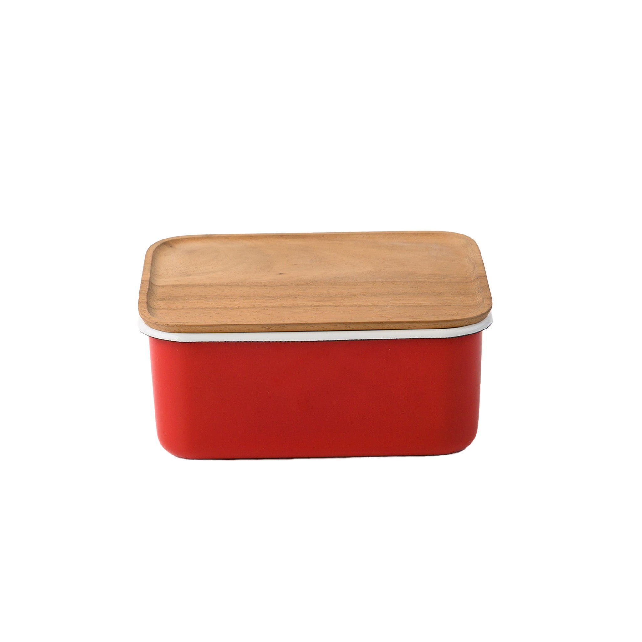 DEEP STORAGE CONTAINER L (STACKABLE) RED