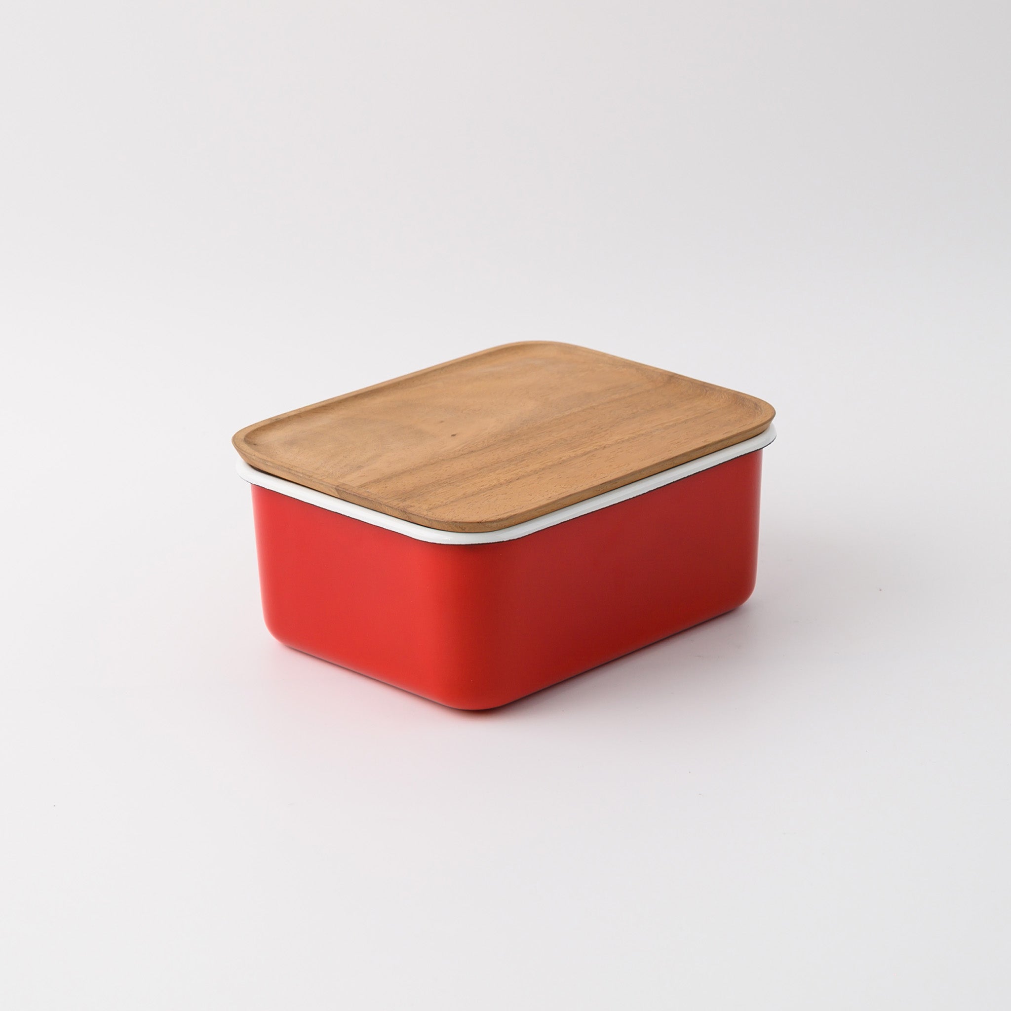 DEEP STORAGE CONTAINER L (STACKABLE) RED