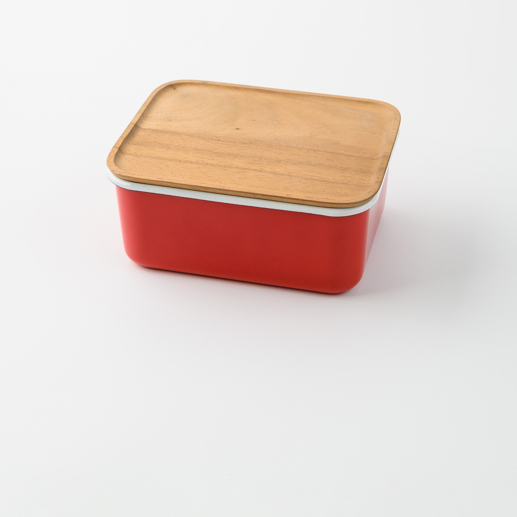 DEEP STORAGE CONTAINER L (STACKABLE) RED