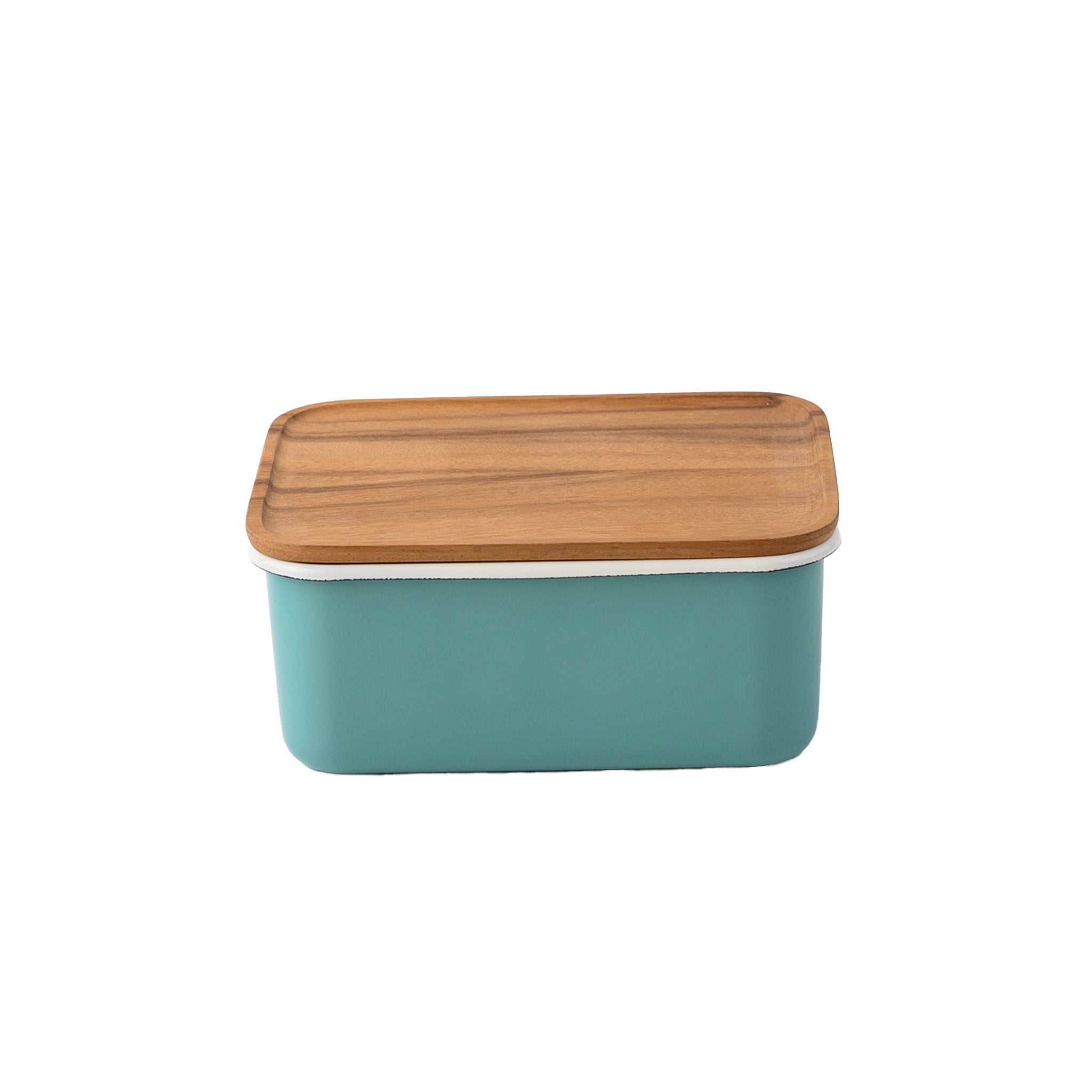 DEEP STORAGE CONTAINER L (STACKABLE) TEAL