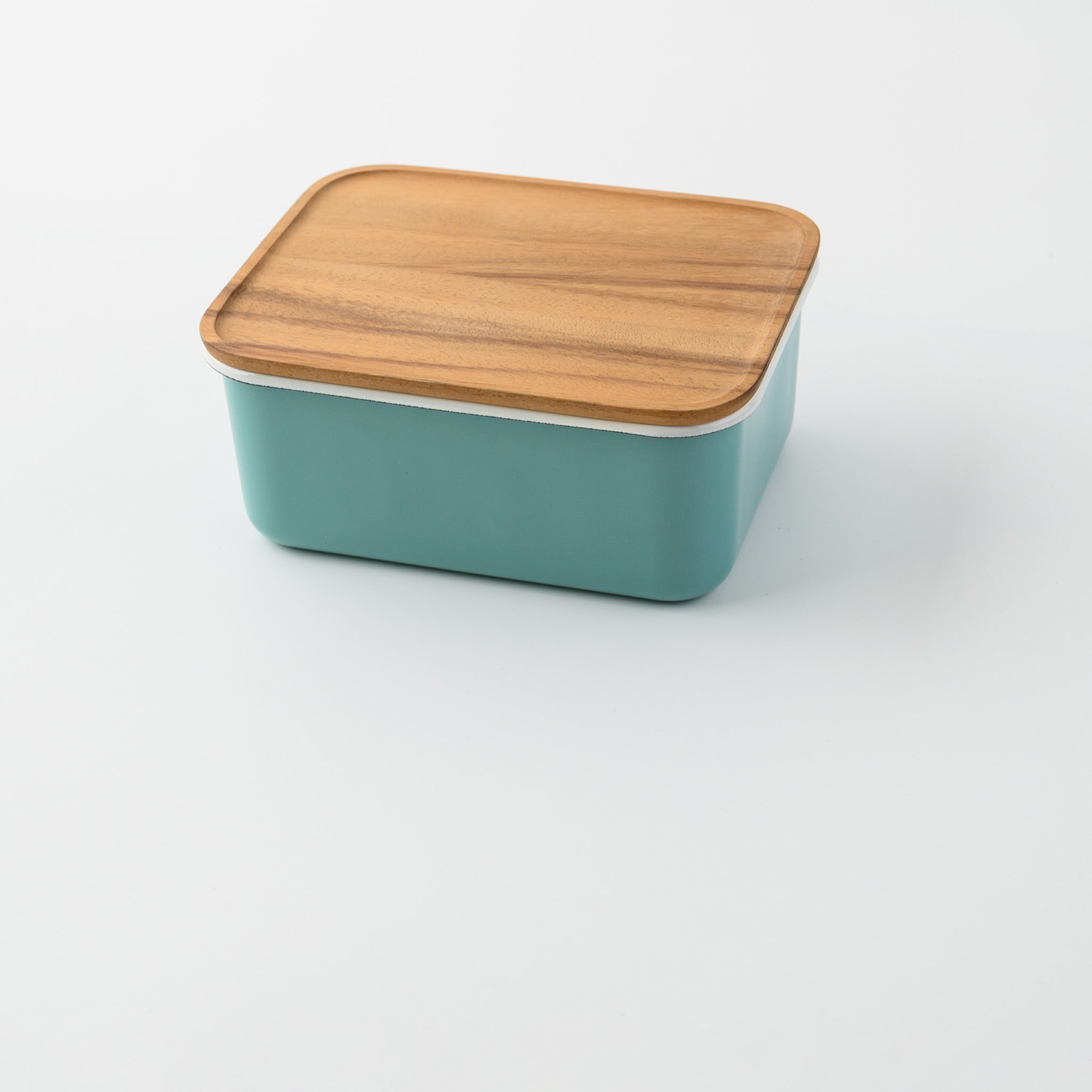 DEEP STORAGE CONTAINER L (STACKABLE) TEAL