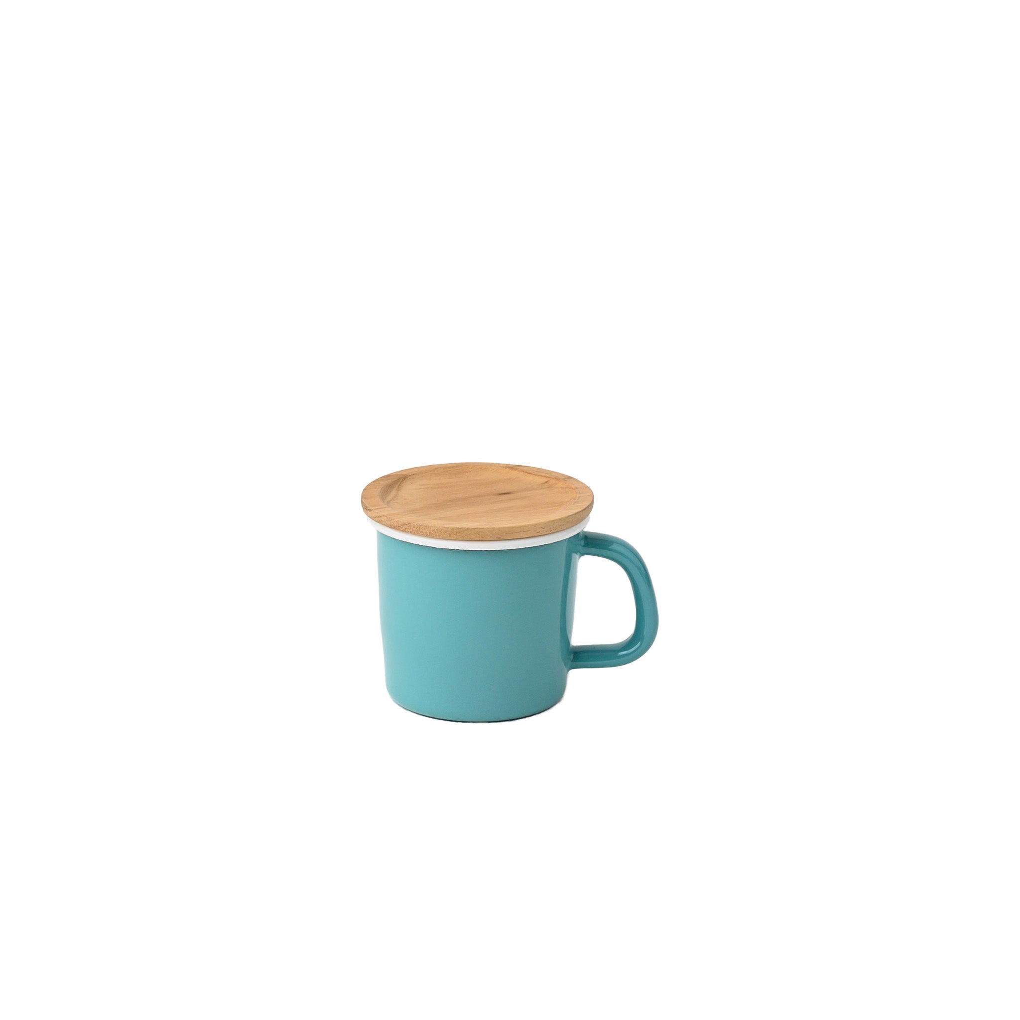 MUG CUP WITH LID TEAL