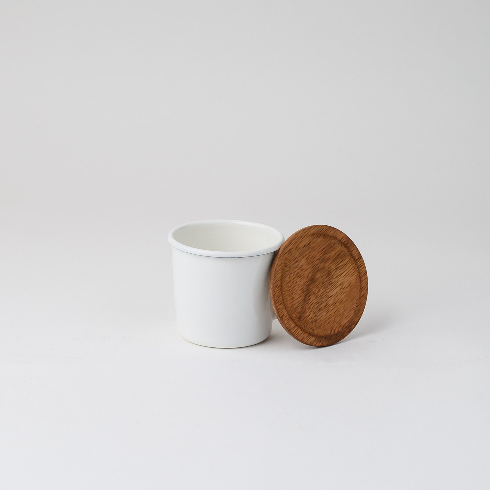 MUG CUP WITH LID WHITE