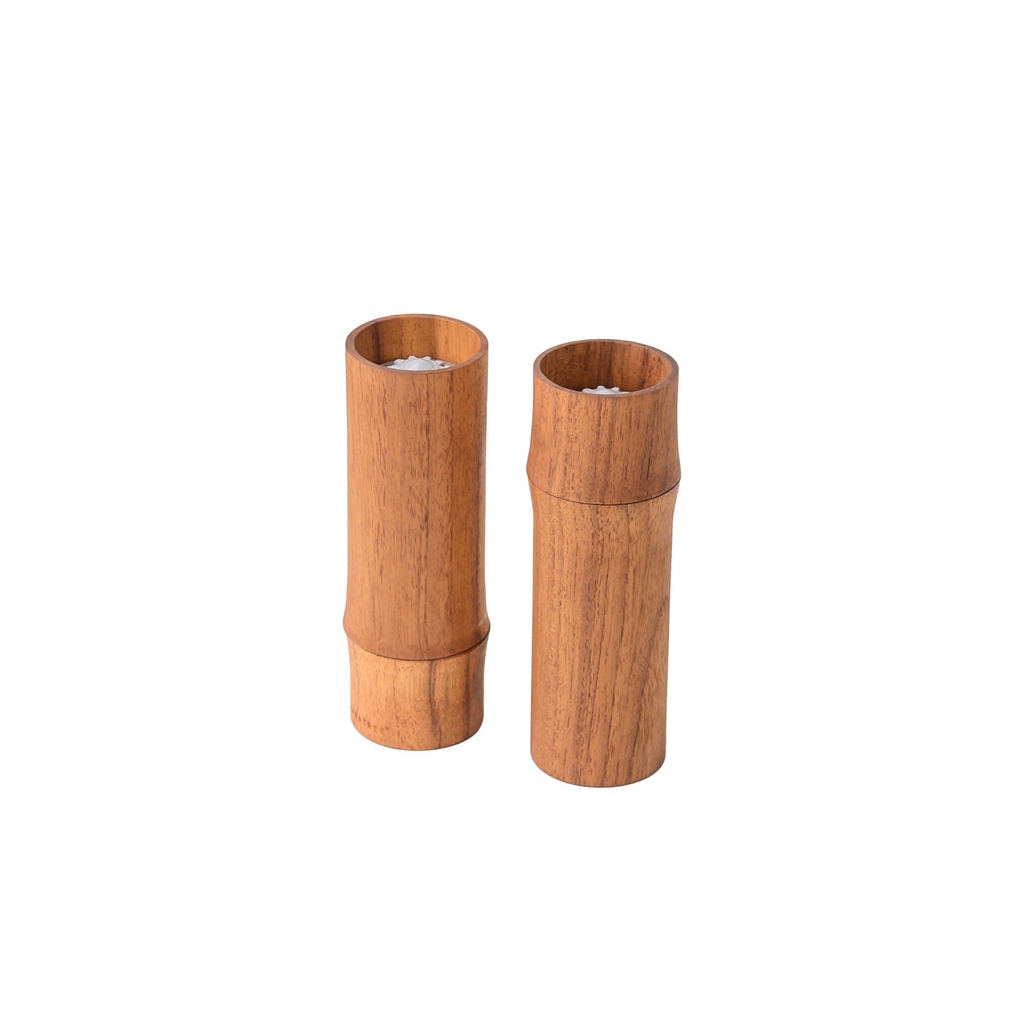 BAMBOO SALT & PEPPER SET (TEAK)