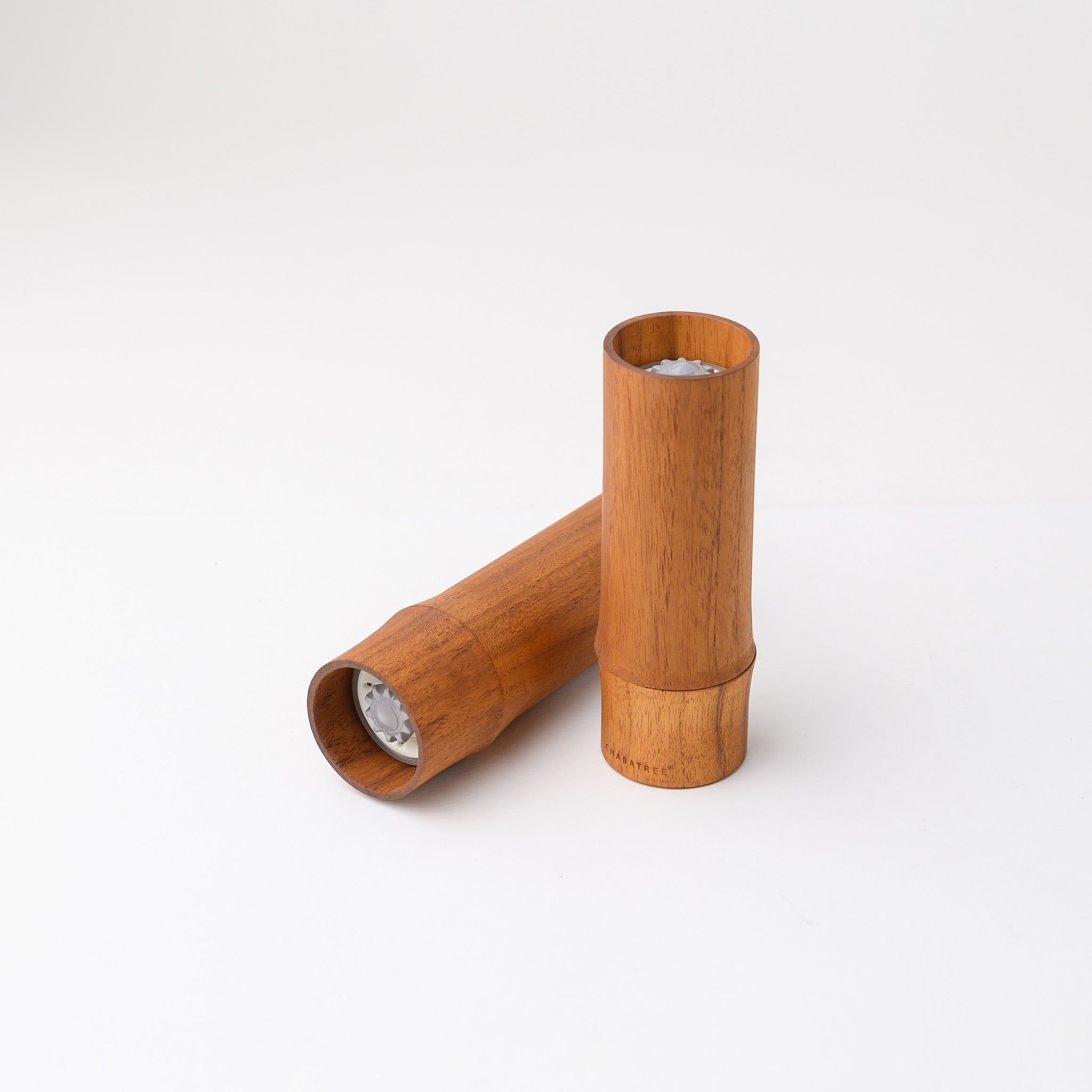 BAMBOO SALT & PEPPER SET (TEAK)