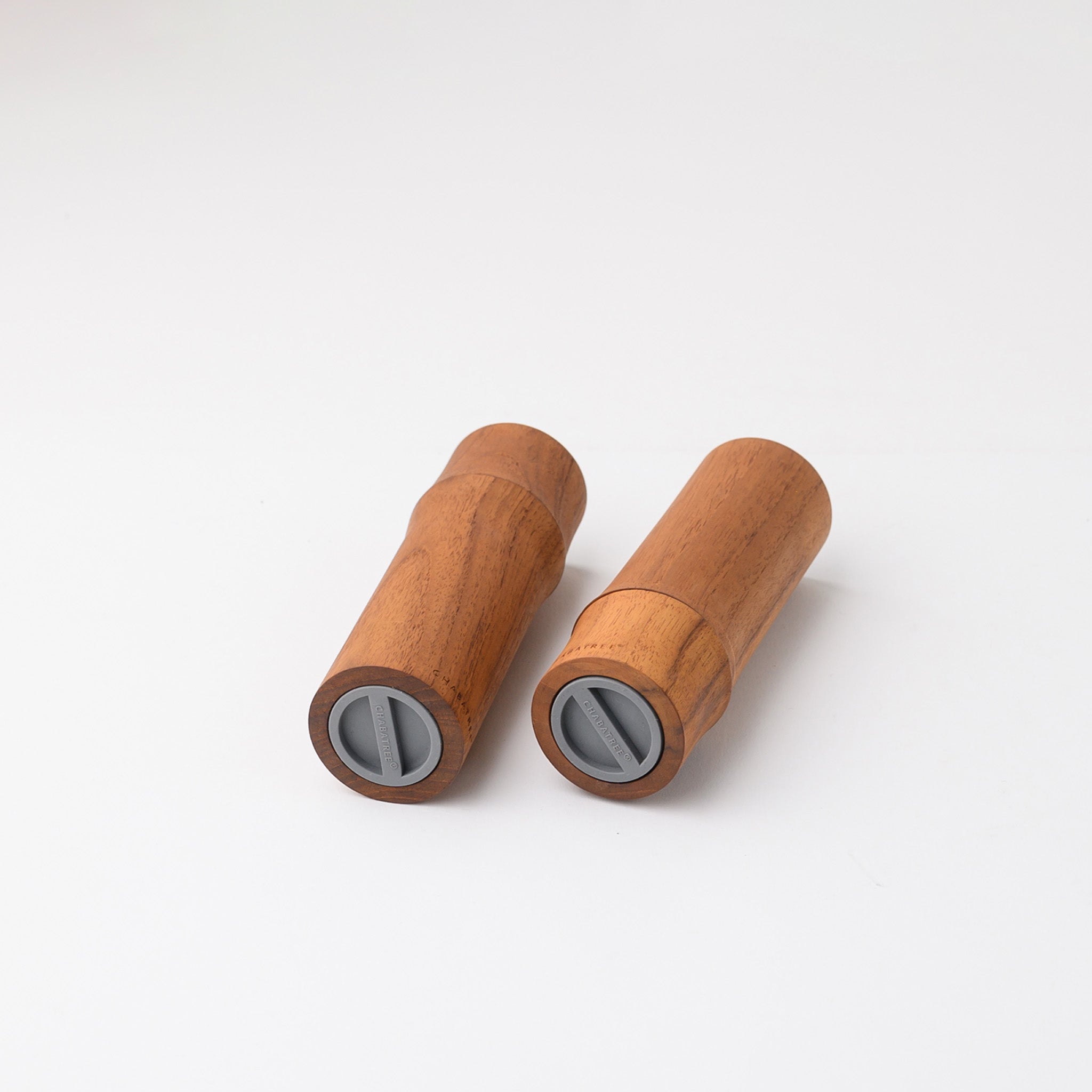 BAMBOO SALT & PEPPER SET (TEAK)