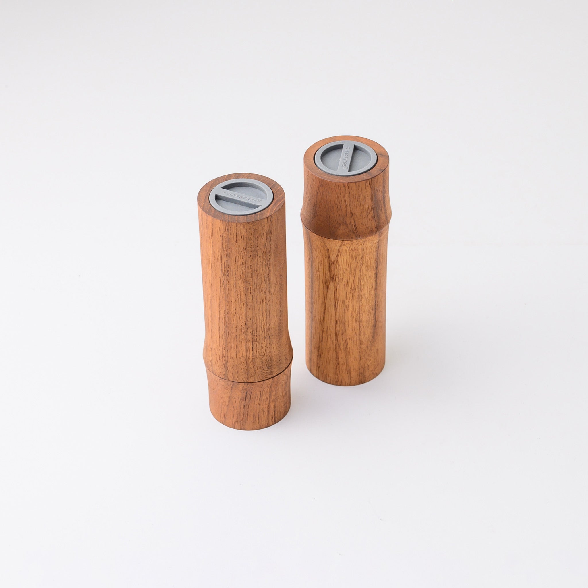 BAMBOO SALT & PEPPER SET (TEAK)