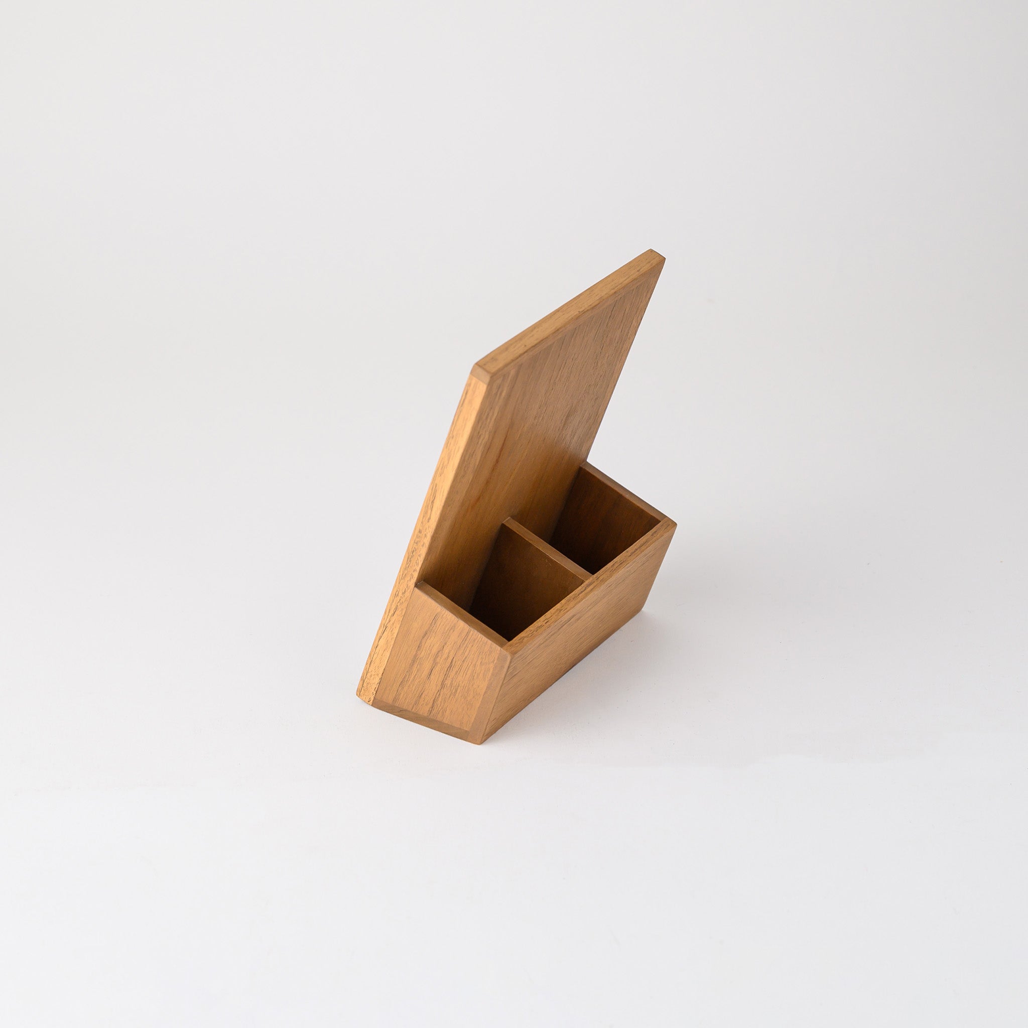 DESK STAND MIRROR (TEAK)