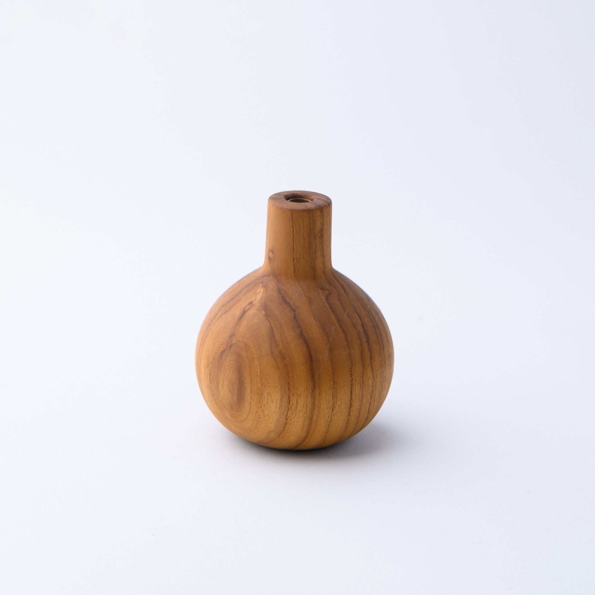 FLOWER VASE TYPE B 12 CM.(TEAK)