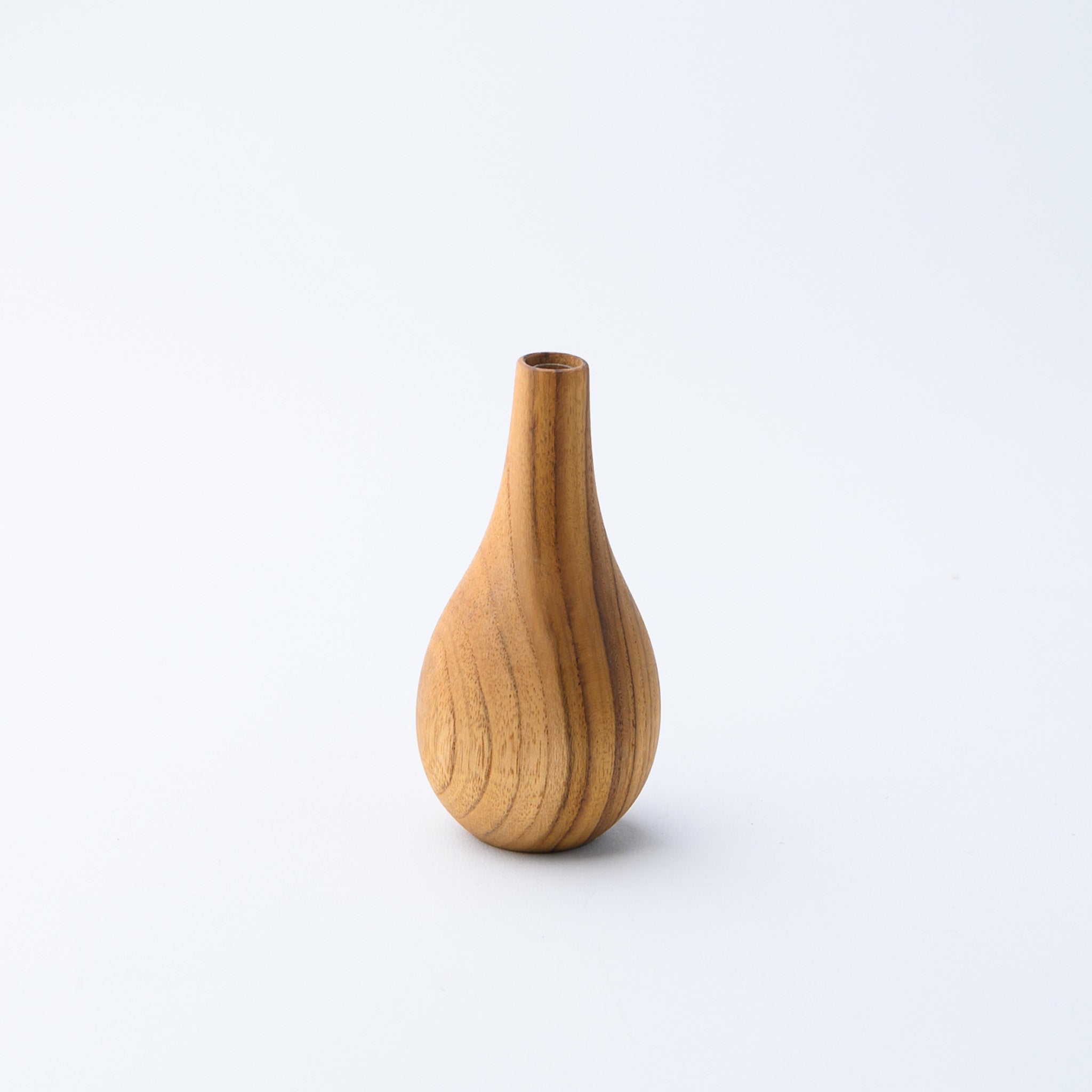 FLOWER VASE TYPE C 12 CM.(TEAK)